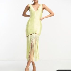 ASOS Fringe Midi Dress